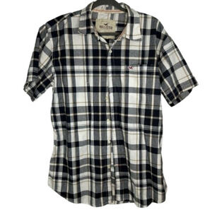 Hollister plaid short sleeve